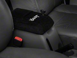 Console Cover with Jeep Logo; Black (97-00 Jeep Wrangler TJ)