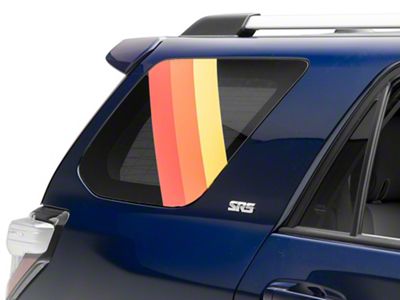 SEC10 Quarter Window Stripes; Retro (10-24 4Runner)