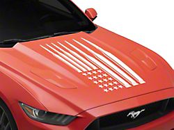 SEC10 Ammo Flag Hood Decal; White (Universal; Some Adaptation May Be Required)