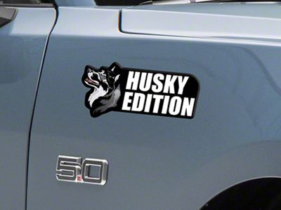 SEC10 Domed Dog Breed Decal; Siberian Husky (Universal; Some Adaptation May Be Required)