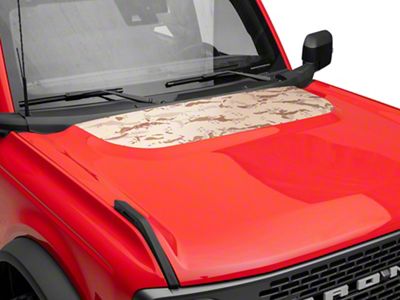 SEC10 Hood Decal; Desert Camo (21-25 Bronco, Excluding Raptor)