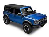 SEC10 Hood and Side Stripes; Gloss Black (21-25 Bronco 4-Door)
