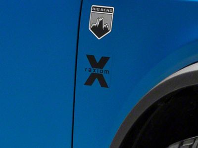 SEC10 Raxiom Fender Decal; Black (Universal; Some Adaptation May Be Required)