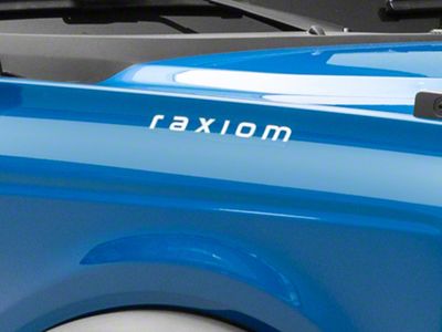 SEC10 Raxiom Hood Decal; White (Universal; Some Adaptation May Be Required)