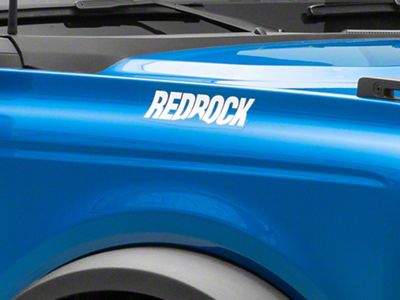 SEC10 RedRock Hood Decal; White (Universal; Some Adaptation May Be Required)