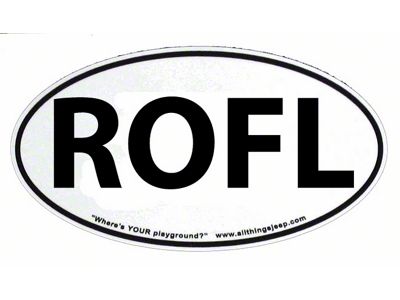SEC10 ROFL Euro-Style Oval Decal