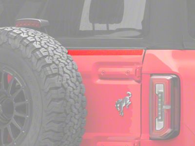 SEC10 Tailgate Top Protection Body Shield; Clear (21-25 Bronco)