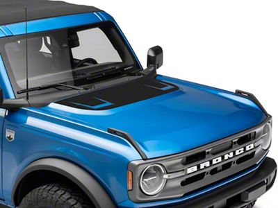 SEC10 Version 1 Hood Decal; Matte Black (21-25 Bronco, Excluding Raptor)