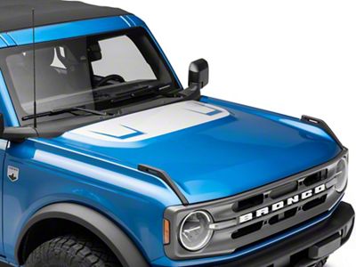 SEC10 Version 1 Hood Decal; Silver (21-25 Bronco, Excluding Raptor)