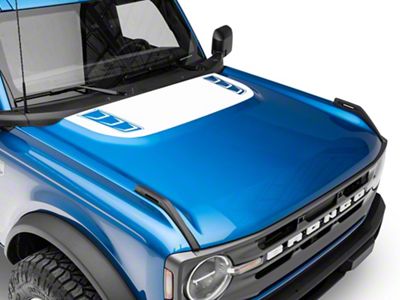 SEC10 Version 2 Hood Decal; White (21-25 Bronco, Excluding Raptor)