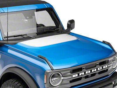 SEC10 Version 3 Hood Decal; Silver (21-25 Bronco, Excluding Raptor)