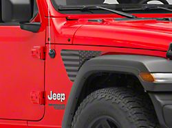 SEC10 Fender Vent Decals; American Flag (20-24 Jeep Gladiator JT)