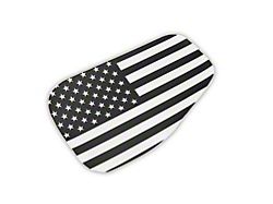 SEC10 Gas Cap Flag Decal; Matte Black (20-25 Jeep Gladiator JT)