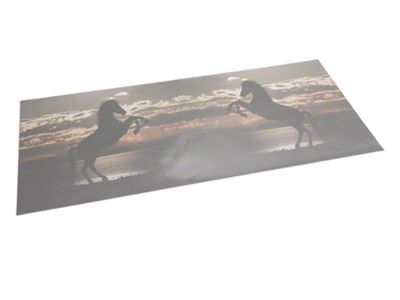 SEC10 Perforated Stallion Rear Window Decal (20-25 Jeep Gladiator JT)