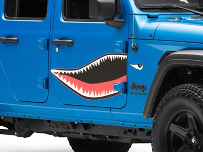 SEC10 Shark Teeth Decal (20-25 Jeep Gladiator JT)
