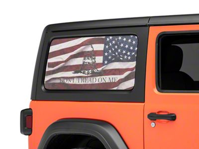 SEC10 Don’t Tread Quarter Window Decal (18-25 Jeep Wrangler JL 2-Door)