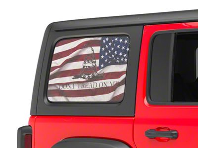 SEC10 Don’t Tread Quarter Window Decal (18-25 Jeep Wrangler JL 4-Door)