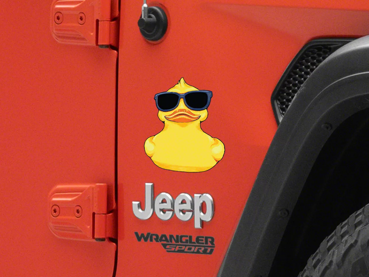 Mopar Licensed by SEC10 Jeep Wrangler Duck Silhouette Decal