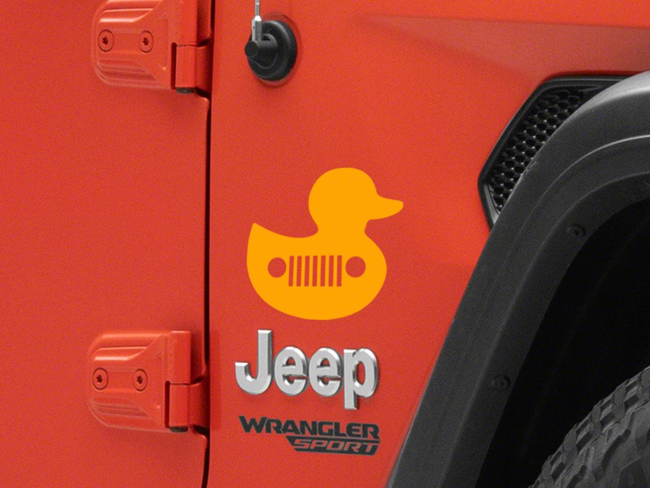 Mopar Licensed by SEC10 Jeep Wrangler Duck Silhouette Decal