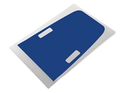 SEC10 Hood Decal; Blue (18-25 Jeep Wrangler JL Rubicon)