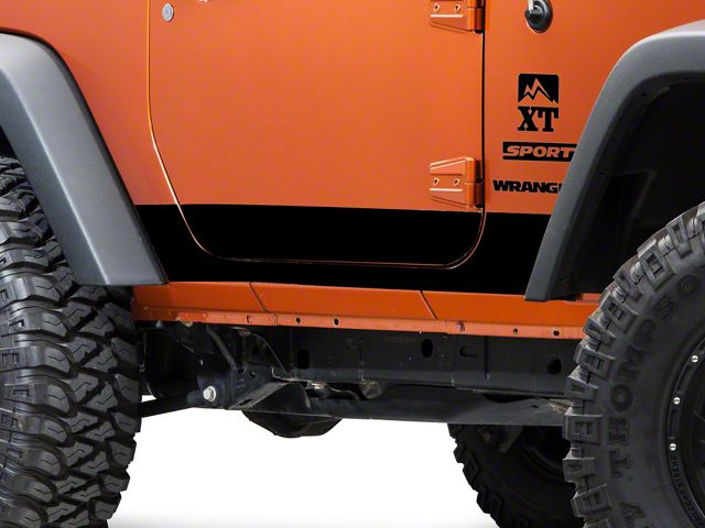 Car Rocker Panel Decals SEC10 Jeep Wrangler Rocker Panel Decal J266606 (07-18 Jeep Wrangler JK ...