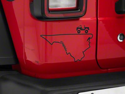 SEC10 State Silhouette Decal; Virginia (Universal; Some Adaptation May Be Required)