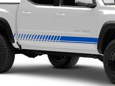 SEC10 Dashed Rocker Stripes; Blue (Universal; Some Adaptation May Be Required)