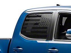 SEC10 Distressed Flag Quarter Window Decal (2016 Tacoma)