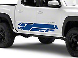 SEC10 Lower Side Graphic; Blue (05-25 Tacoma)