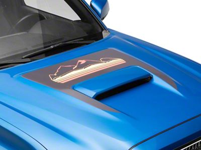 SEC10 Mountain Hood Decal; Retro (16-23 Tacoma)