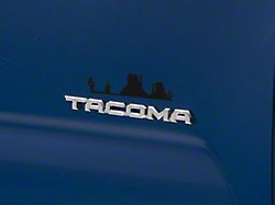 SEC10 Over the Logo Southwest Decal; Matte black (05-25 Tacoma)