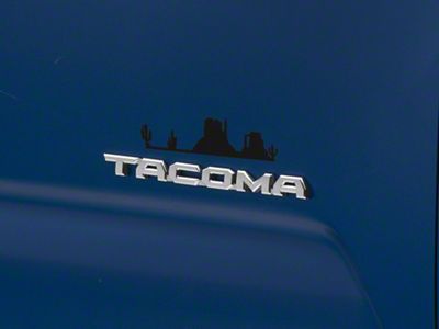 SEC10 Over the Logo Southwest Decal; Matte black (05-25 Tacoma)
