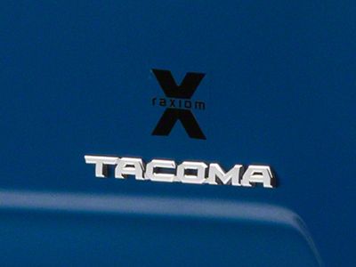 SEC10 Raxiom Fender Decal; Black (Universal; Some Adaptation May Be Required)