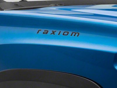 SEC10 Raxiom Hood Decal; Black (Universal; Some Adaptation May Be Required)