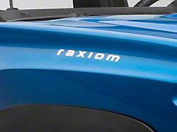 SEC10 Raxiom Hood Decal; White (Universal; Some Adaptation May Be Required)