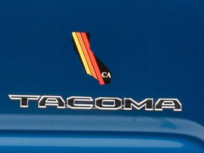 SEC10 State Retro Stripe Decal; California (Universal; Some Adaptation May Be Required)