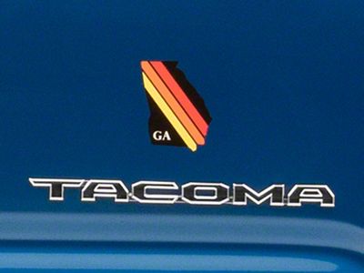 SEC10 State Retro Stripe Decal; Georgia (Universal; Some Adaptation May Be Required)