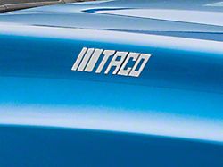 SEC10 TACO Novelty Decal; White (05-26 Tacoma)