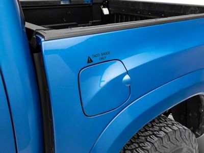 SEC10 TACO Sauce Only Fuel Door Decal (05-25 Tacoma)