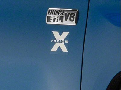 SEC10 Raxiom Fender Decal; White (Universal; Some Adaptation May Be Required)