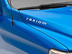 SEC10 Raxiom Hood Decal; White (Universal; Some Adaptation May Be Required)