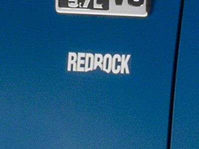 SEC10 RedRock Fender Decal; White (Universal; Some Adaptation May Be Required)