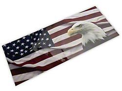 SEC10 Tailgate Graphic; Flag Eagle (07-25 Tundra)