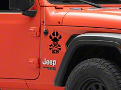 SEC10 K9 Novelty Decal (Universal; Some Adaptation May Be Required)