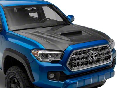 Seibon Carbon TR-Style Hood; Carbon Fiber (16-23 Tacoma)