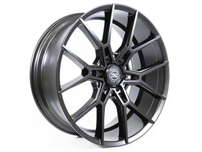 Select Precision Alloys Alpine Satin Black 6-Lug Wheel; 22x10; 25mm Offset (03-09 4Runner)