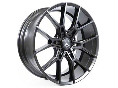 Select Precision Alloys Alpine Satin Black 6-Lug Wheel; 24x10; 25mm Offset (03-09 4Runner)