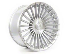 Select Precision Alloys Bristol Gloss Silver Machined Wheel; 20x9; 38mm Offset (84-01 Jeep Cherokee XJ)