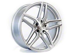 Select Precision Alloys Shadow Gloss Silver Brushed Wheel; 20x10.5; 38mm Offset (84-01 Jeep Cherokee XJ)