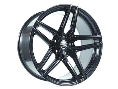 Select Precision Alloys Shadow Satin Black Wheel; 20x9; 20mm Offset (84-01 Jeep Cherokee XJ)